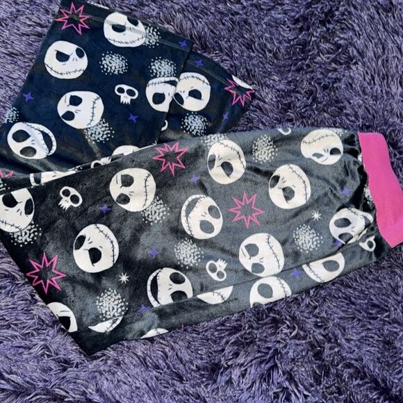 Tim Burton's The Nightmare Before Christmas velour pajama pants - Picture 6 of 6